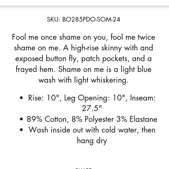 Black Orchid Ava Patch Pocket Skinny jeans - Picture 7 of 7